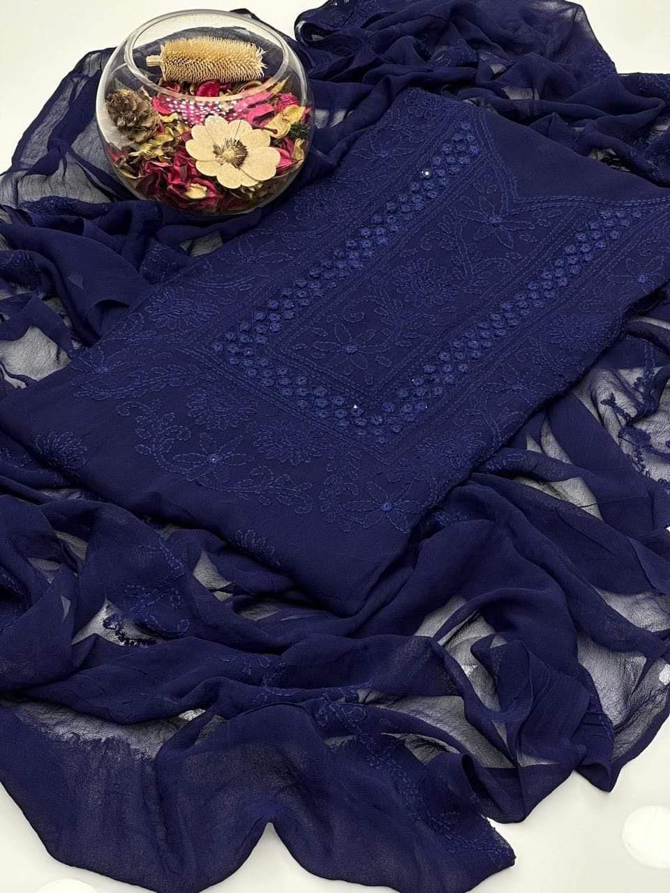 Luxury Chiffon 2pc Unstitched – Perfect for Formal Stitching