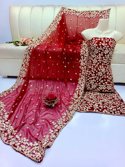 Luxury Chiffon 2pc Unstitched – Perfect for Formal Stitching