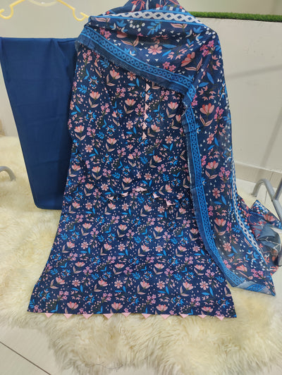 Lawn 3-Piece Outfit | Soft Fabric & Stylish Design