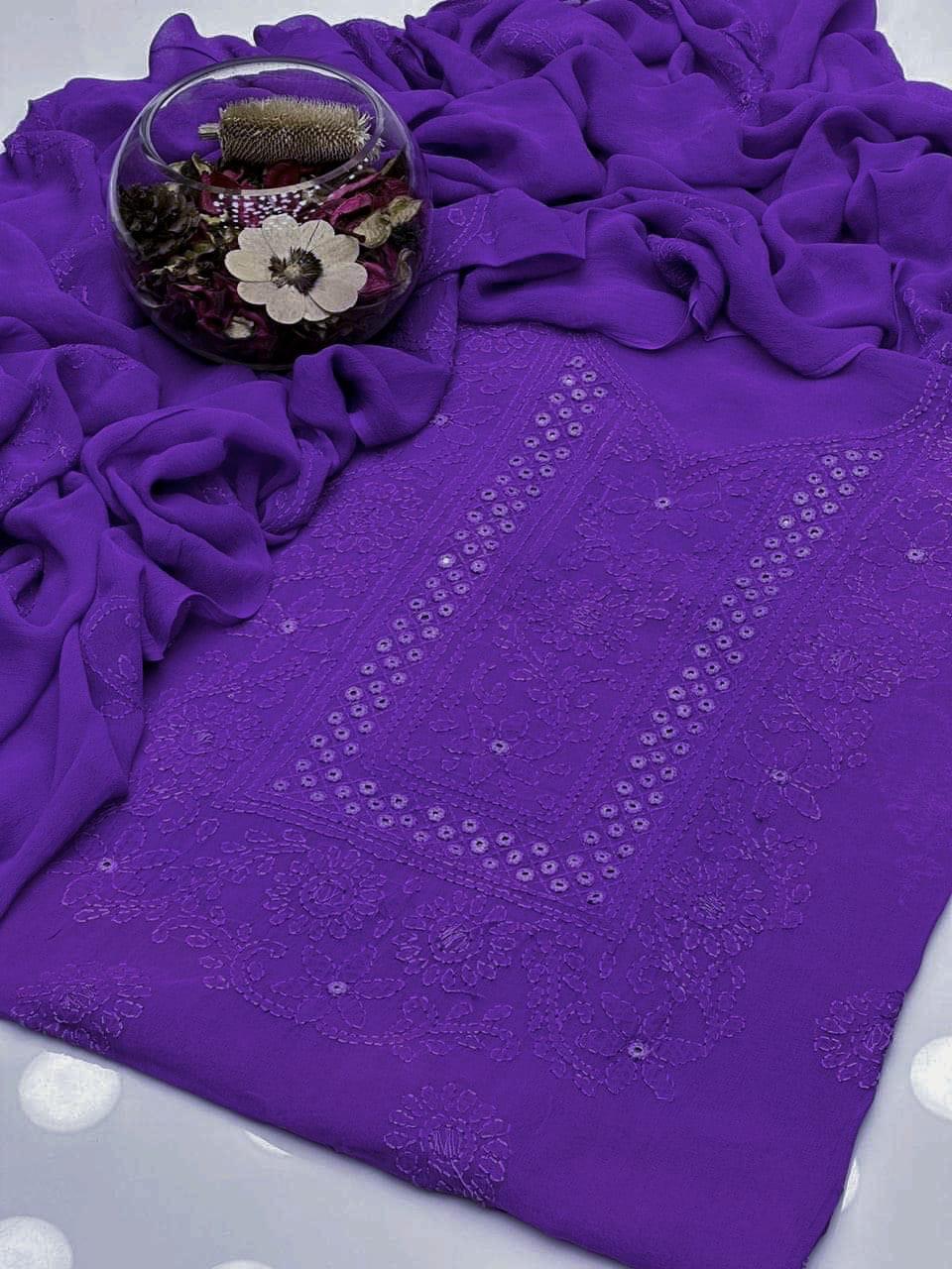 Luxury Chiffon 2pc Unstitched – Perfect for Formal Stitching