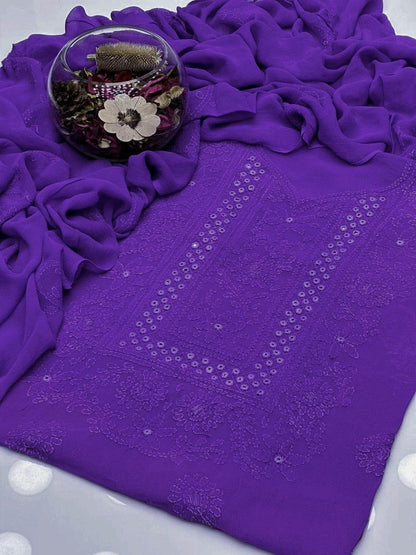 Luxury Chiffon 2pc Unstitched – Perfect for Formal Stitching