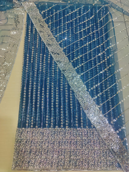 Net 2pc – Unstitched Turkish Cutdana Collection - 2