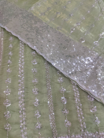 Luxury Silk 2pc – Turkish Cutdana Embellished Unstitched Set