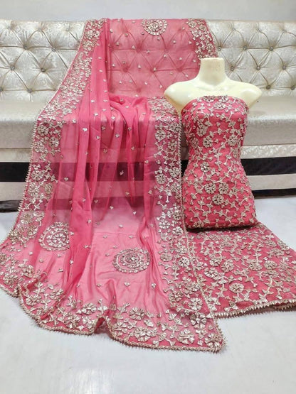 Unstitched Chiffon 2Pc – Lightweight & Graceful