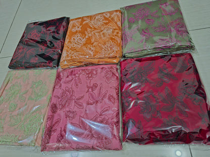 Chiffon Embroidered 2pc unstitched